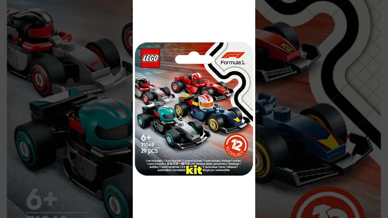 LEGO F1 Collectible Race Cars Officially Revealed