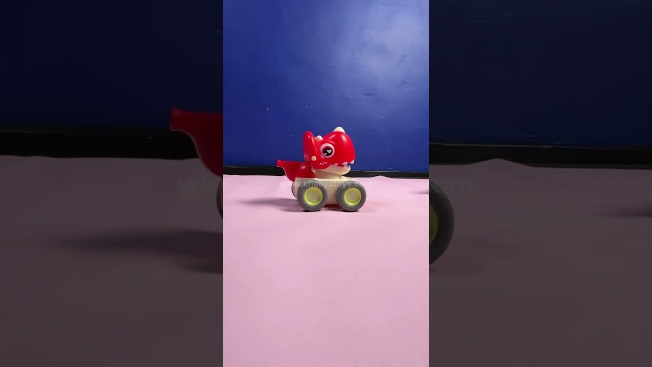 Dino Whistle Press Baby Toy Cars – Colorful Fun and Full of Adventure #babytoys  #kheliyatoys