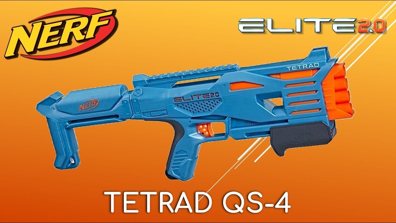 [REVIEW] Nerf Elite 2.0 Tetrad QS-4 | Budget Shotgun!