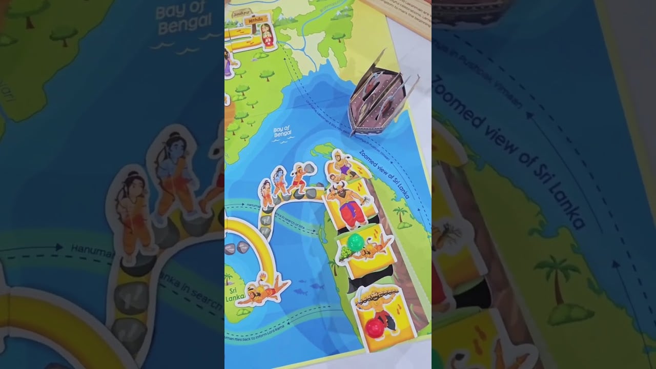Imagimake Mapology Tales of Ramayana – 3 in 1 Fun Family Board Game  #toystoreindia #boardgames
