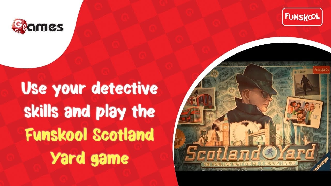 Scotland Yard Deluxe by Funskool | Outsmart Mr. X in This Epic Detective Game