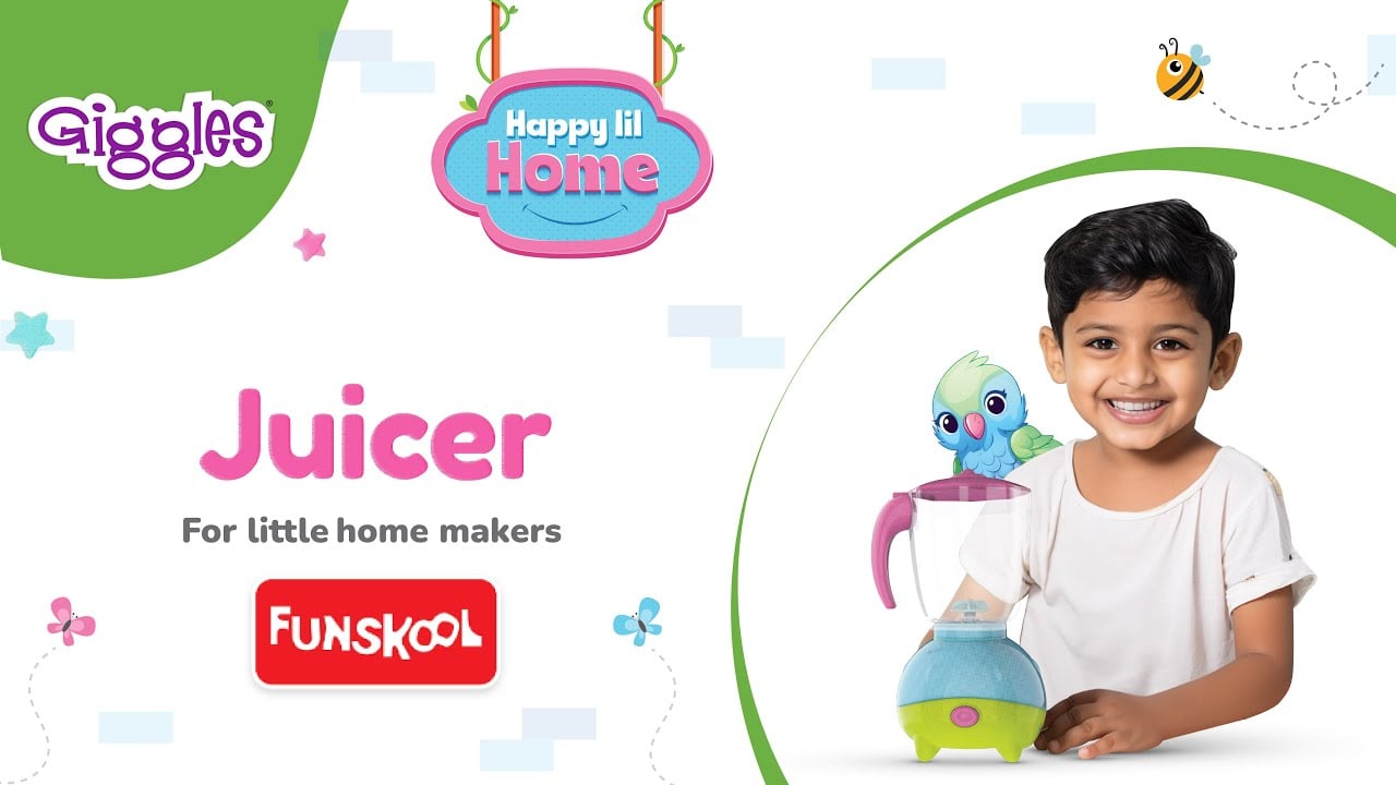 What's special about Funskool Giggles Happy Lil' Home Series - Juicer?