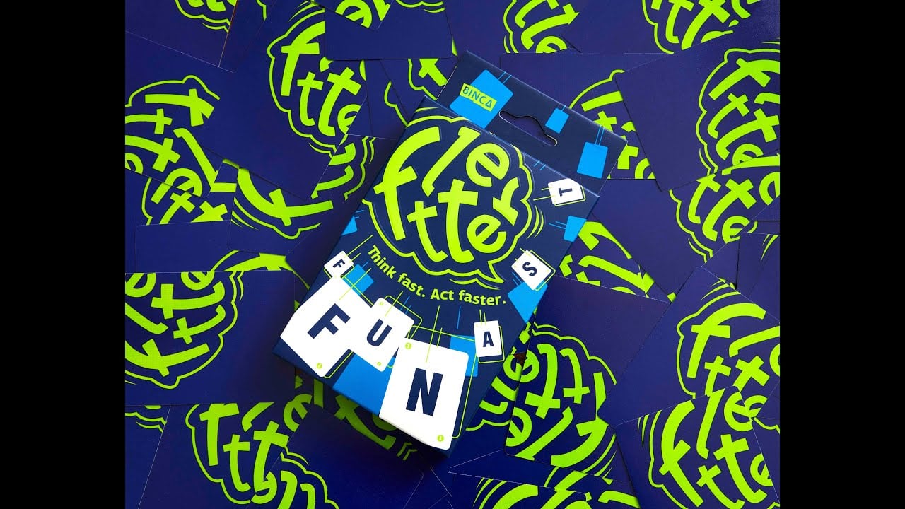 How to play Fletter: A fast-paced word building game.