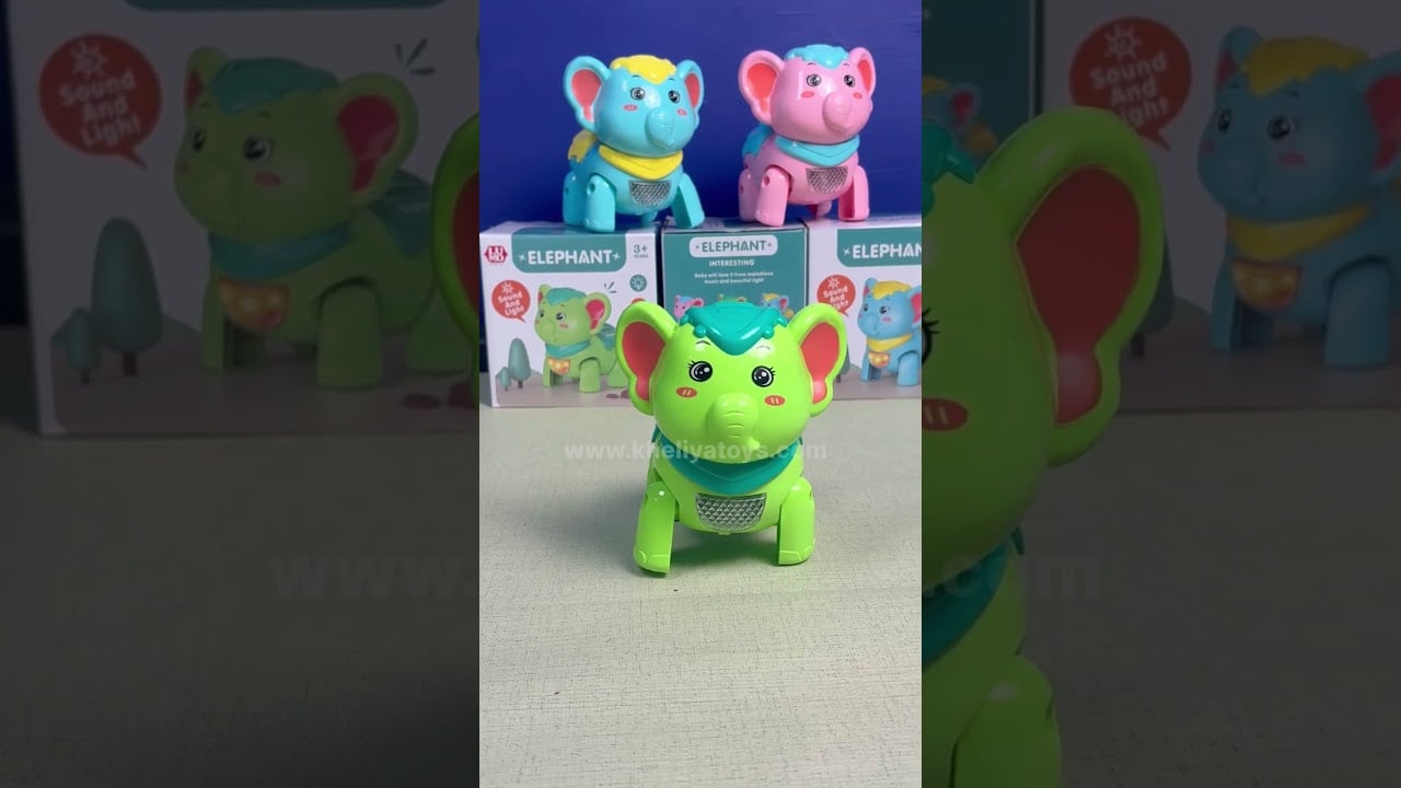 Lumo Sound and Light Elephant Musical Toy – A Magical Playtime Companion  #toystoreindia #musicaltoy