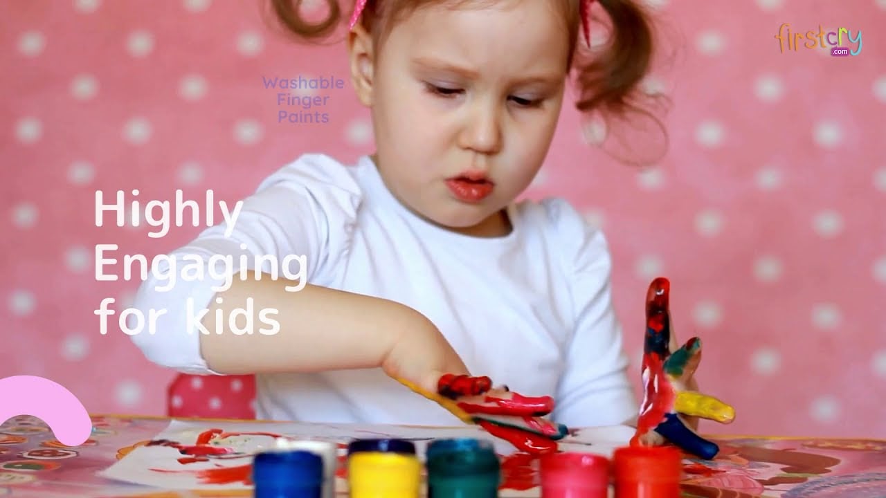 Toy Kraft Washable Finger Paints