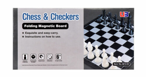 Chess & Checker Folding Magnetic Board