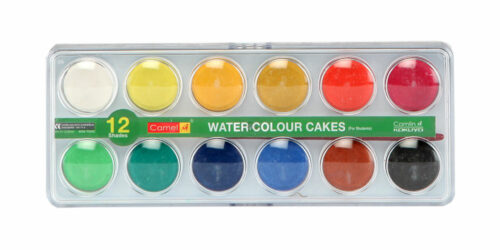 Camel Student' Water Color Cakes 12 Shades