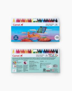 Camel Wax Crayons Extra Long 26shades