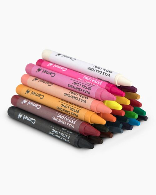 Camel Wax Crayons Extra Long 26shades1