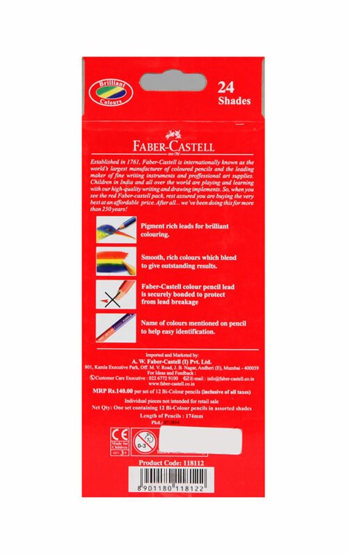 Faber Castell Bi Color Pack Of 12 02