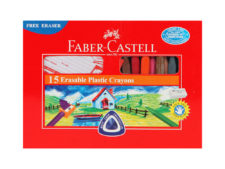 Faber Castell Erasable Crayons 70mm 15 Colors