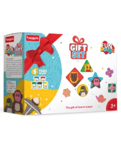 Funskool FunDough Moulding Shapes Gift Set For Kids.| Non-Toxic Dough And Child-Safe Tools Activity Set | 3+Years