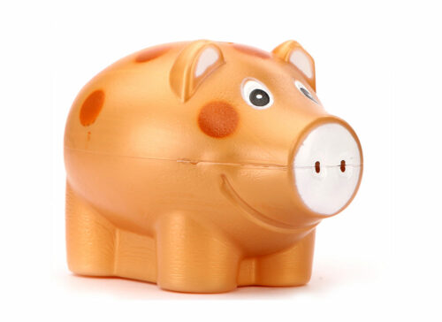 Speedage Piggy Bank Popular - Golden