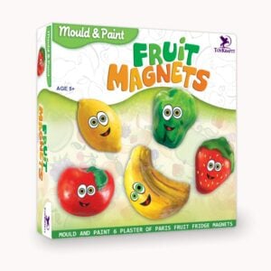 Toy Kraft Fruits Magnets Molds | Creative DIY Magnetic Toy for Kids | Educational Arts and Crafts Activity | 5+ Years