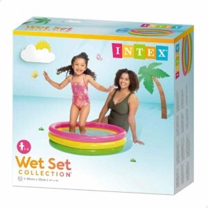 Intex Inflatable Baby Pool Multicolour kids water play, Intex Inflatable Baby Pool Multicolour safe toddler pool, Intex Inflatable Baby Pool Multicolour backyard fun, Intex Inflatable Baby Pool Multicolour splash pool for 1+ years