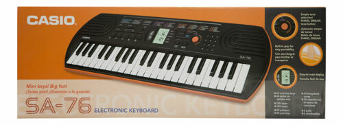 Casio Electronic Keyboard Sa-76 With Charger