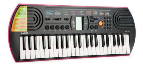 Casio Electronic Keyboard Sa-78 With Charger