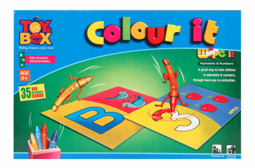 Colour It Wipe It - Alphabets And Numbers