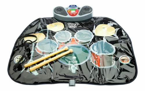 Musical Drum Kit Playmat With Drum Sticks