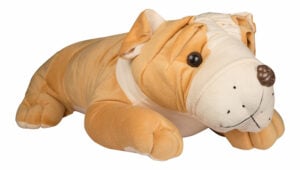 FunZoo Bull Dog Sleeping Plush Toy – 65 cm (Brown) | Ultra-Soft, Realistic Sleeping Dog Toy for Kids | 3+ Years