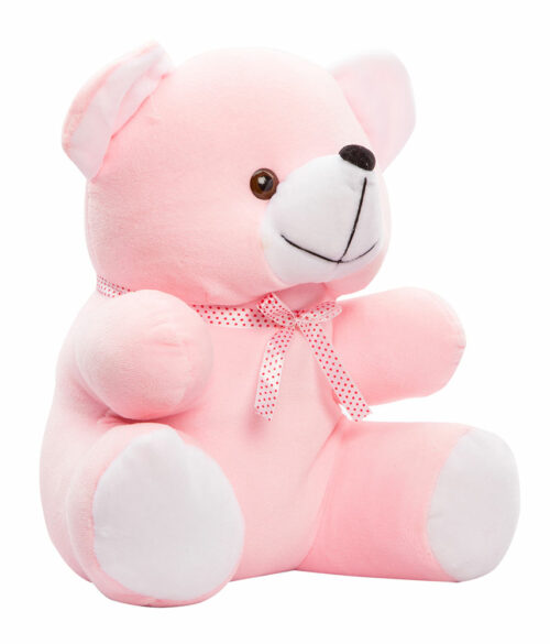 Cuddly Bear Large 30cm Pink And White