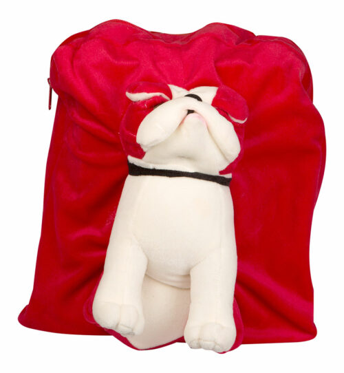 Dog Bag 32cm Red And White