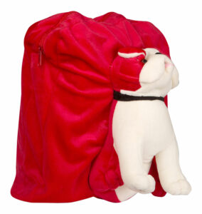 Dog Bag 32cm Red And White