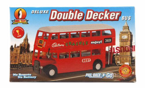 Double Decker Bus Pull Back Deluxe