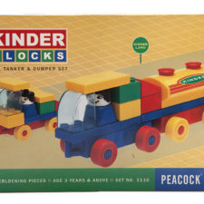 Kinder Blocks Car Tanker Dumper Set