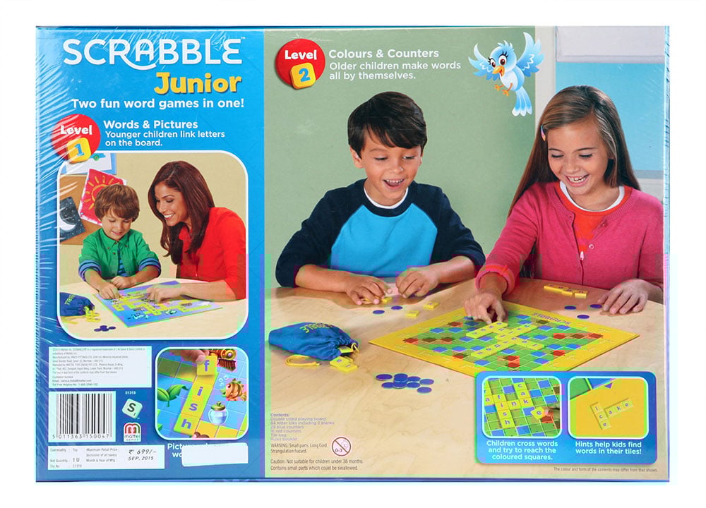 Buy Scrabble Junior Fun And Educational Word Game for Kids 6+
