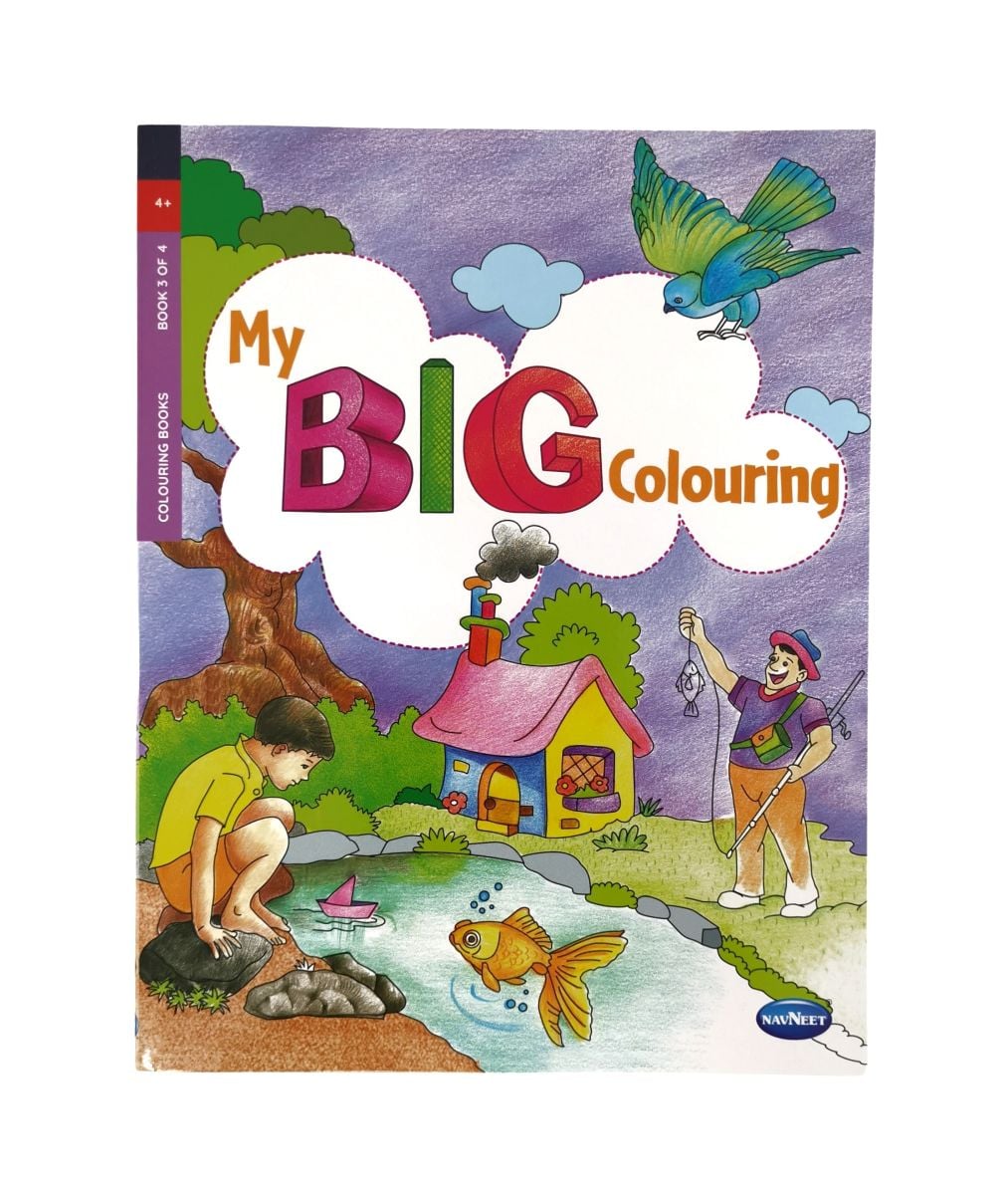 Navneet My Big Colouring Book Part-3 For Kids | 3+Years | Buy Online In ...