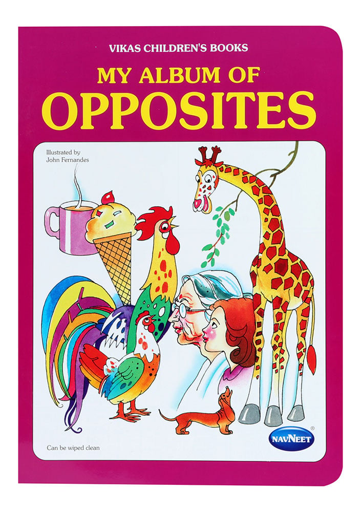 My Album Of Opposites 00338 1.Jpgfilenameutf 8My Album Of Opposites 00338 1 Navneet My Album Of Opposites | Interactive And Educational Activity Book For Kids | 3+ Years Navneet My Album Of Opposites