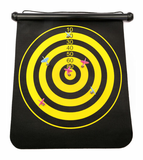 Magnetic Rolling Dart Board With 3 Darts Extra-Large