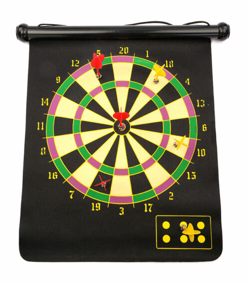 Magnetic Rolling Dart Board With 3 Darts Large