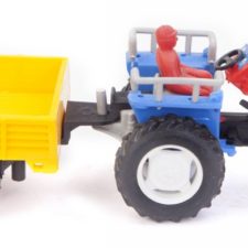 Centy Tractor With Trolly Red Yellow Pullback