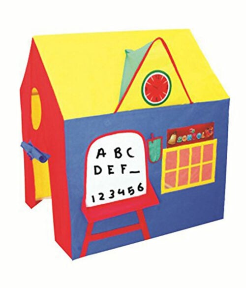 Cuddles My School Kids Play Tent House indoor play tent, Cuddles My School Kids Play Tent House outdoor playhouse, Cuddles My School Kids Play Tent House foldable kids tent, Cuddles My School Kids Play Tent House school-themed play tent