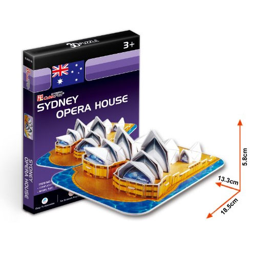 Frank Sydney Opera House 30 Pcs 3D Puzzle