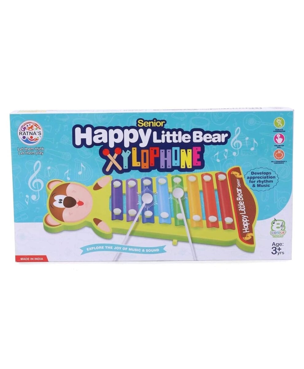 Sr. Happy Little Bera Xylophone | Colorful Musical Toy For Kids | 8+ Months