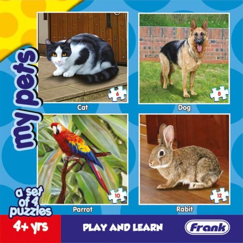My Pets Animal - Set of 4 Puzzles