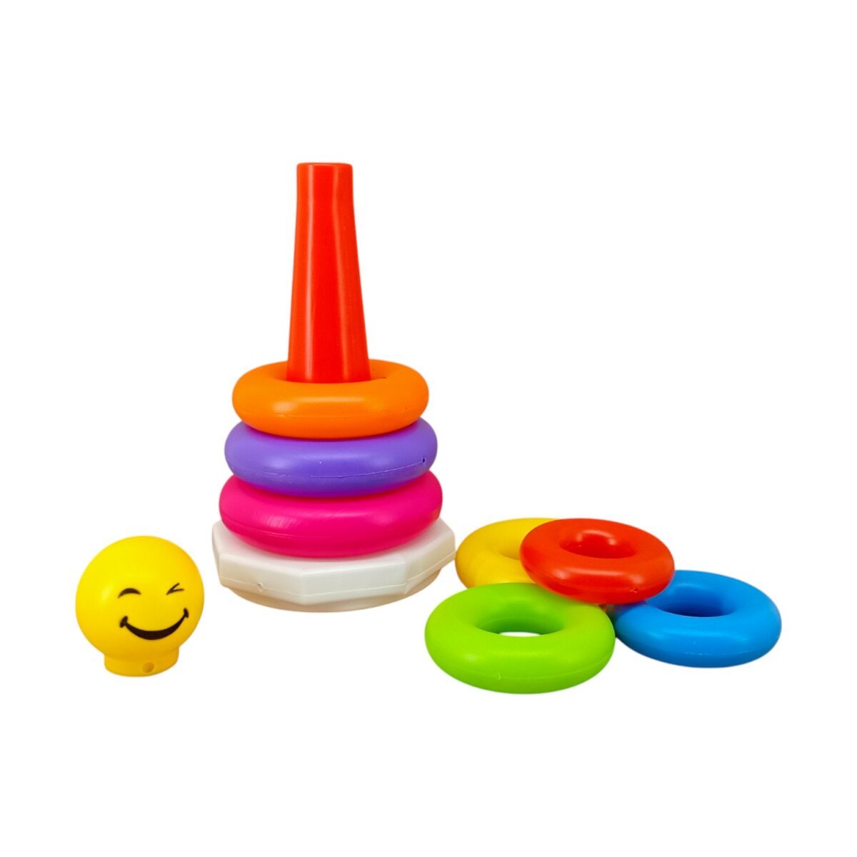 Wooden Stacking Fisher Price Stacking Rings Age Buy Ratna's Smiley - Main Image