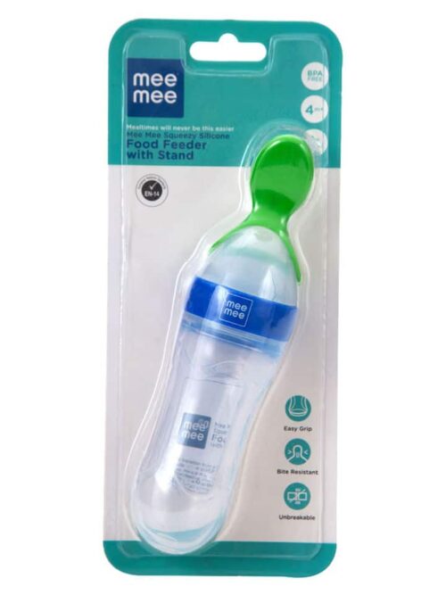 Mee Mee Squeezy Silicone Food Feeder with Stand