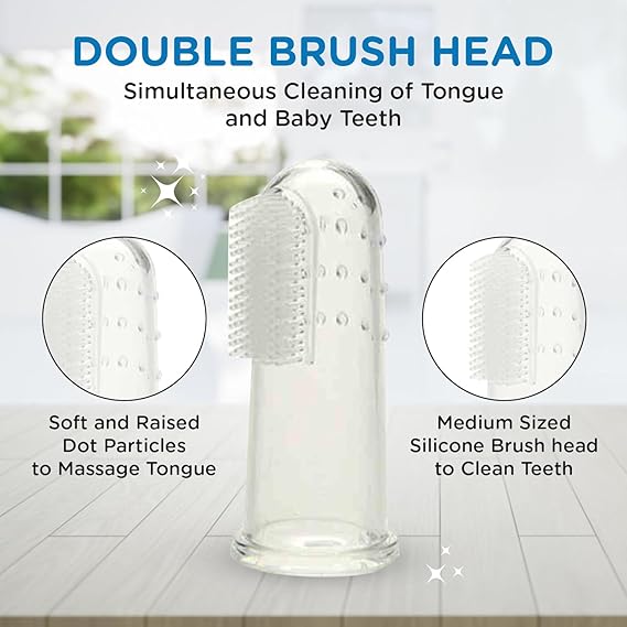 Mee Mee Unique Tooth And Gum Cleaning Finger Brush 3 Mee Mee Unique Tooth And Gum Cleaning Baby Finger Brush – Extra Soft Silicone, Bpafree Oral Care Brush For Newborns 0+ Months Mee Mee Unique Tooth And Gum Cleaning Baby Finger Brush – Extra Soft Silicone, Bpafree Oral Care Brush For Newborns 0+ Months Image 3