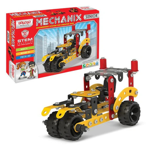 Zephyr (202 Pcs) Mechanix Senior DIY STEM Toy Metal Construction Set | Advanced Building Kit for Kids set For Kids | 7+ years