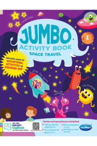Navneet Jumbo Activity Book – Space Travel | Fun and Educational Activity Book for Kids | Explore the Universe with Games, Puzzles And  Facts | 6+ Years