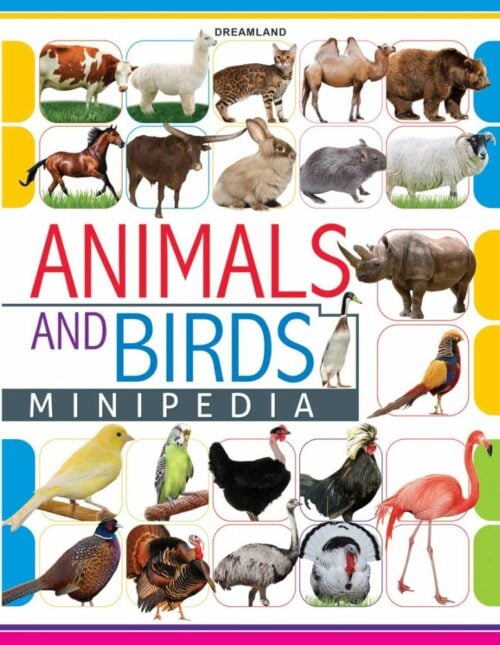 Dreamland Animals And Birds Minipedia Book | Bright ,Colorful And