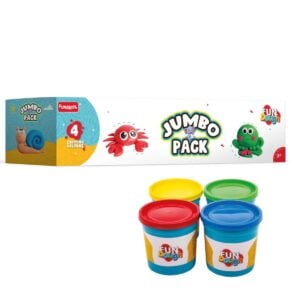 Funskool Fun Dough Jumbo Pack Tubs Of Dough 125 Grams Each Dough For Kids | 3+Years
