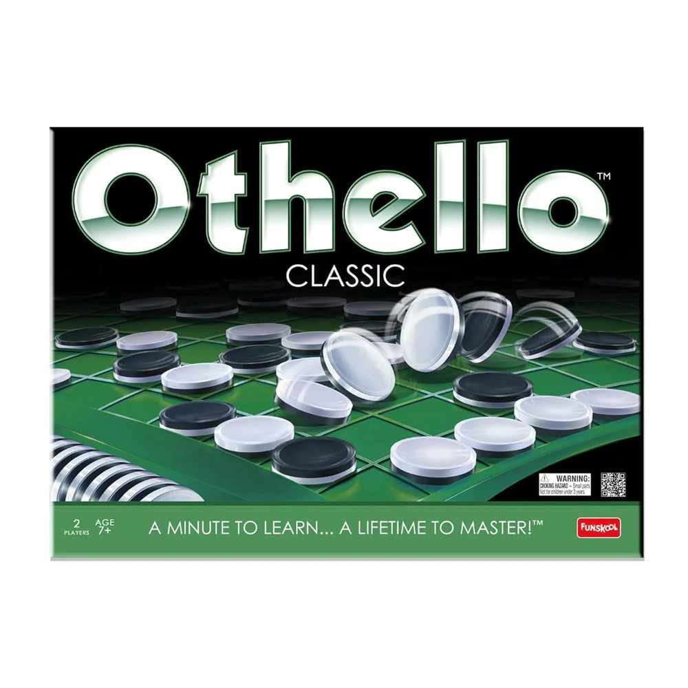 Funskool Othello – Classic Strategy Board Game | Fast-Paced, Competitive Fun for Kids | 7+ Years