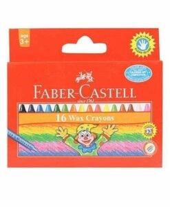 Faber Castell Wax Crayons Pack of 16 | Amazing Smooth Bright Colour for Kids | 3+ Years