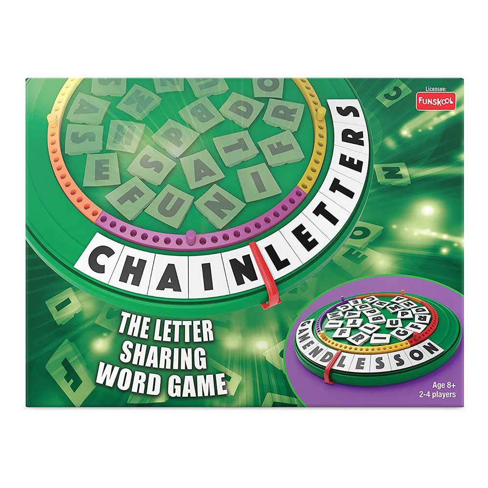 Funskool Chain Letters The Letter Sharing Word Game For Kids | Educational Board Games | 8+ Years.