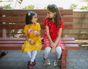 Little Indian Kurti Rayon Foil For Girls | 5 To 11 Years